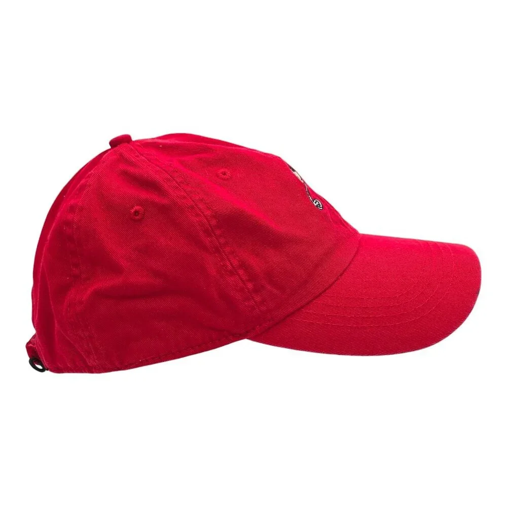 Disney Mickey Mouse Golf Red Baseball Cap Ahead Extreme Fit Red